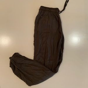Rewash Olive Cinched Joggers